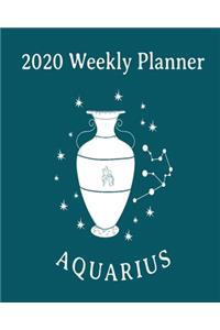 2020 Weekly Planner Aquarius
