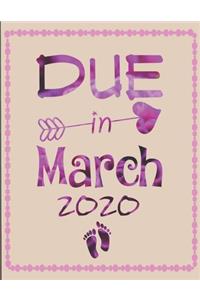 Due in March 2020