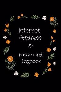 Internet Address & Password Logbook