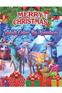 Merry Christmas Adult Color By Numbers