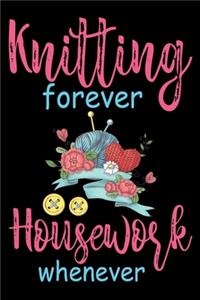 Knitting Forever Housework Whenever