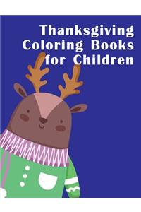 Thanksgiving Coloring Books for Children