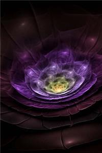 Purple Flower Fractal Journal