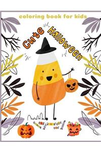 Cute Halloween Coloring Book for Kids