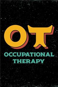 Occupational Therapy Notebook Vintage