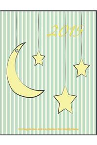 2019- You Hung the Moon 2018-2019 Academic Year Monthly Planner