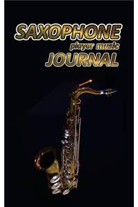 Saxophone Player Music Journal