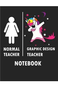 Normal Teacher Graphic Design Teacher Notebook