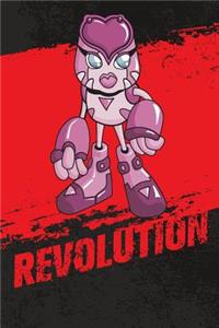 Revolution: 6x9 College Ruled Line Paper 150 Pages