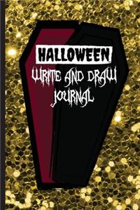 Halloween Write and Draw Journal