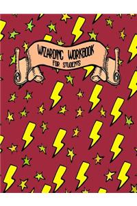 Wizarding Workbook for Students: Notebook Ruled Paper for Birthday, Christmas, Back to School Journal Gift for Magical Friend, Family, Teacher, Student
