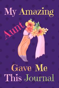 My Amazing Aunt Gave Me This Journal