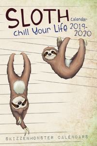 Chill Your Life Sloth Calendar 2019-2020