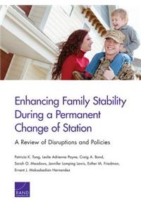 Enhancing Family Stability During a Permanent Change of Station