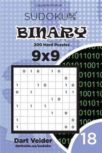 Sudoku Binary - 200 Hard Puzzles 9x9 (Volume 18)