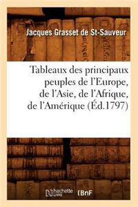 Tableaux Des Principaux Peuples de l'Europe, de l'Asie, de l'Afrique, de l'Amérique (Éd.1797)
