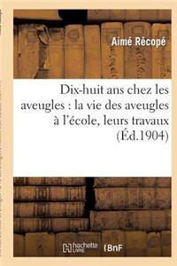 Dix-Huit ANS Chez Les Aveugles: La Vie Des Aveugles À l'École, Leurs Travaux