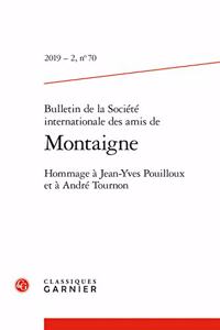 Bulletin de la Societe Internationale Des Amis de Montaigne