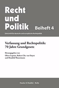 Verfassung Und Rechtspolitik