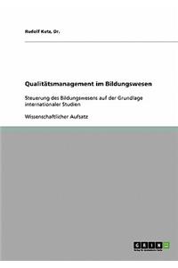 Qualitätsmanagement im Bildungswesen