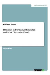 Ethnizität in Burma