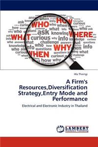 A Firm's Resources, Diversification Strategy, Entry Mode and Performance