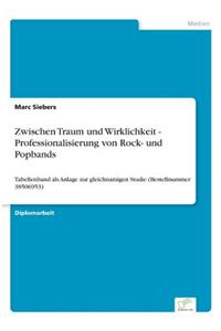 Zwischen Traum und Wirklichkeit - Professionalisierung von Rock- und Popbands