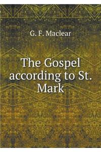 The Gospel According to St. Mark