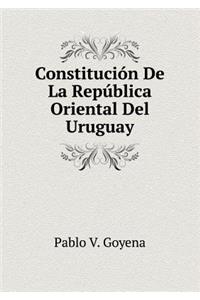Constitución de la República Oriental del Uruguay