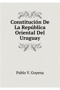 Constitución de la República Oriental del Uruguay