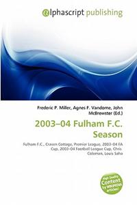 2003-04 Fulham F.C. Season