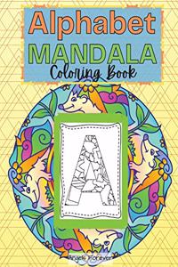 Alphabet Mandala Coloring Book