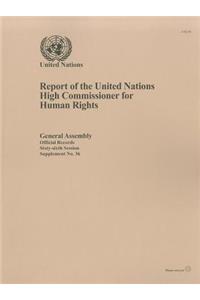 Report of the United Nations High Commissioner for Human Rights