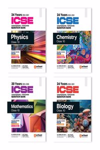 ICSE Chapterwise-Topicwise Solved Papers (2023-2000) - Physics, Chemistry,Mathematics,Biology Class 10 (EditionI)