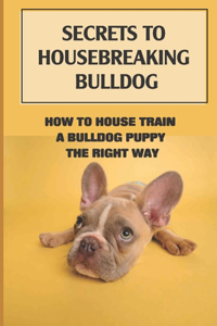 Secrets To Housebreaking Bulldog
