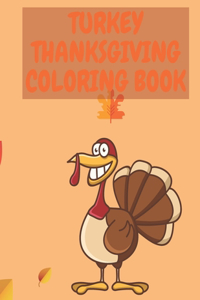 Turkey Thanksgiving Coloring Book
