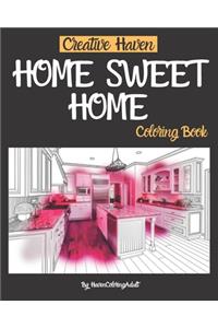 Creative Haven Home Sweet Home Coloring Book