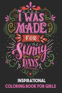 Inspirational Coloring Book for girls