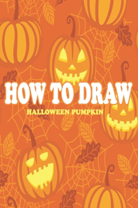 How To draw halloween pumpkin