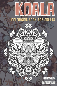 Mandala Colouring Book for Adults - Animals - Koala