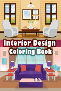 Interior Design Coloring Book