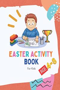 Easter Activity Book For Kids Age 4-8