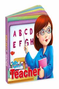 Sawan Presents 'Who Am I' Teacher | Die-Cut Shape Board-Book