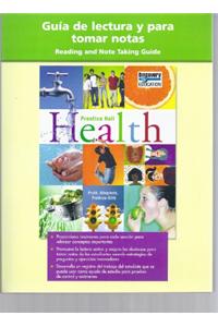 High School Health Spanish Guided Reading Workbook 2007c