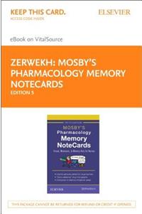 Mosby's Pharmacology Memory Notecards - Elsevier eBook on Vitalsource (Retail Access Card)