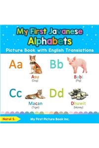 My First Javanese Alphabets Picture Book with English Translations