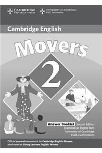 Cambridge Movers 2 Answer Booklet: Examination Papers from University of Cambridge ESOL Examinations: English for Speakers of Other Languages