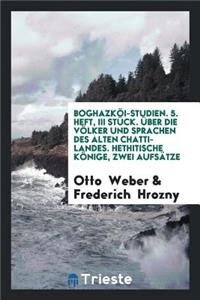 Boghazköi-Studien