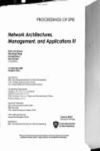 Network Architectures, Management, and Applications III