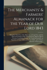 The Merchants' & Farmers' Almanack for the Year of Our Lord 1843 [microform]